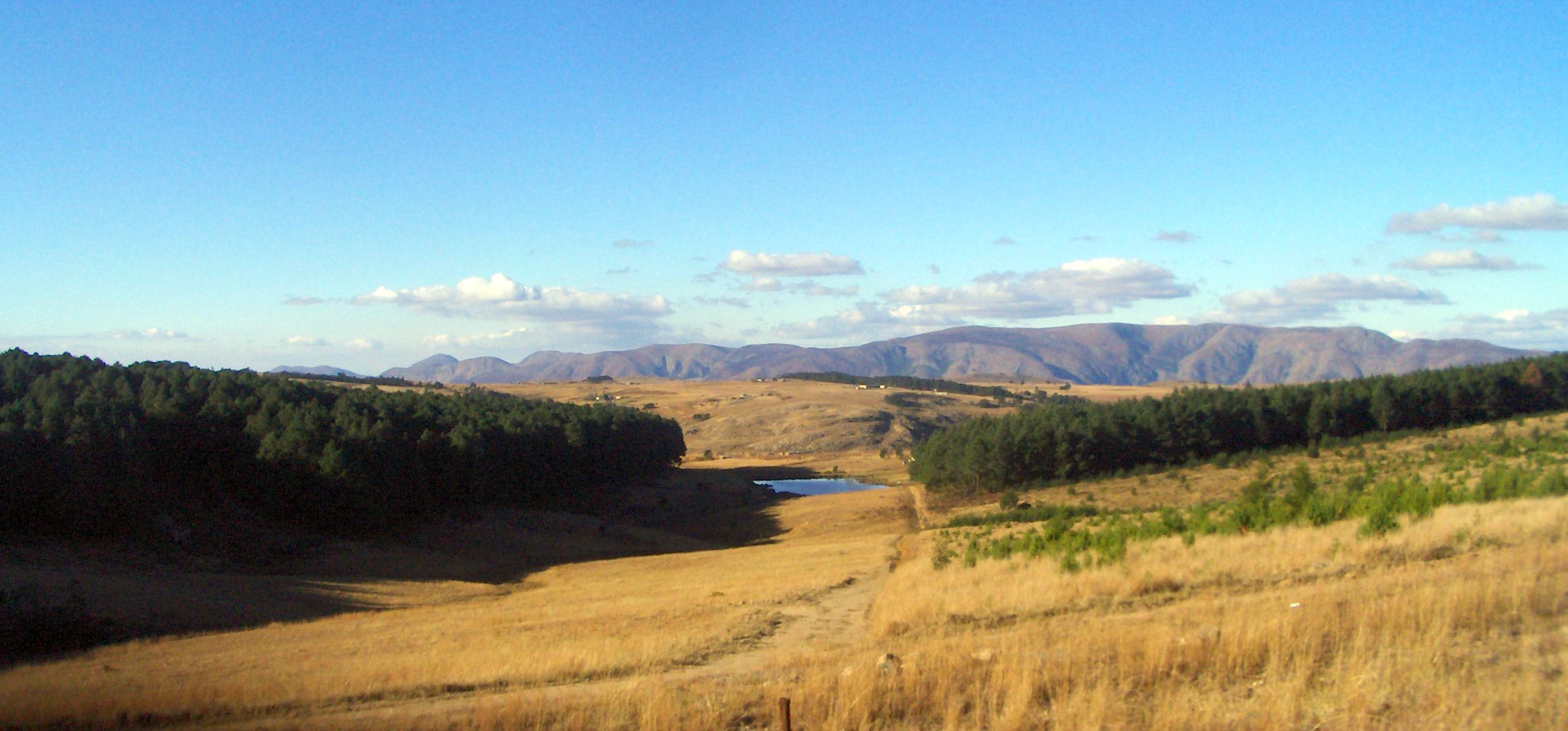 The highveld landscape of Eswatini